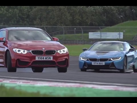 BMW i8 vs M4 Track Battle