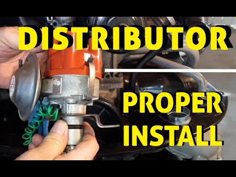 Vintage VW Distributor Install by VW Bruce