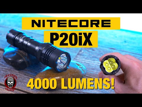 Žibintuvėlis NITECORE P20IX  4000 LUMENS video