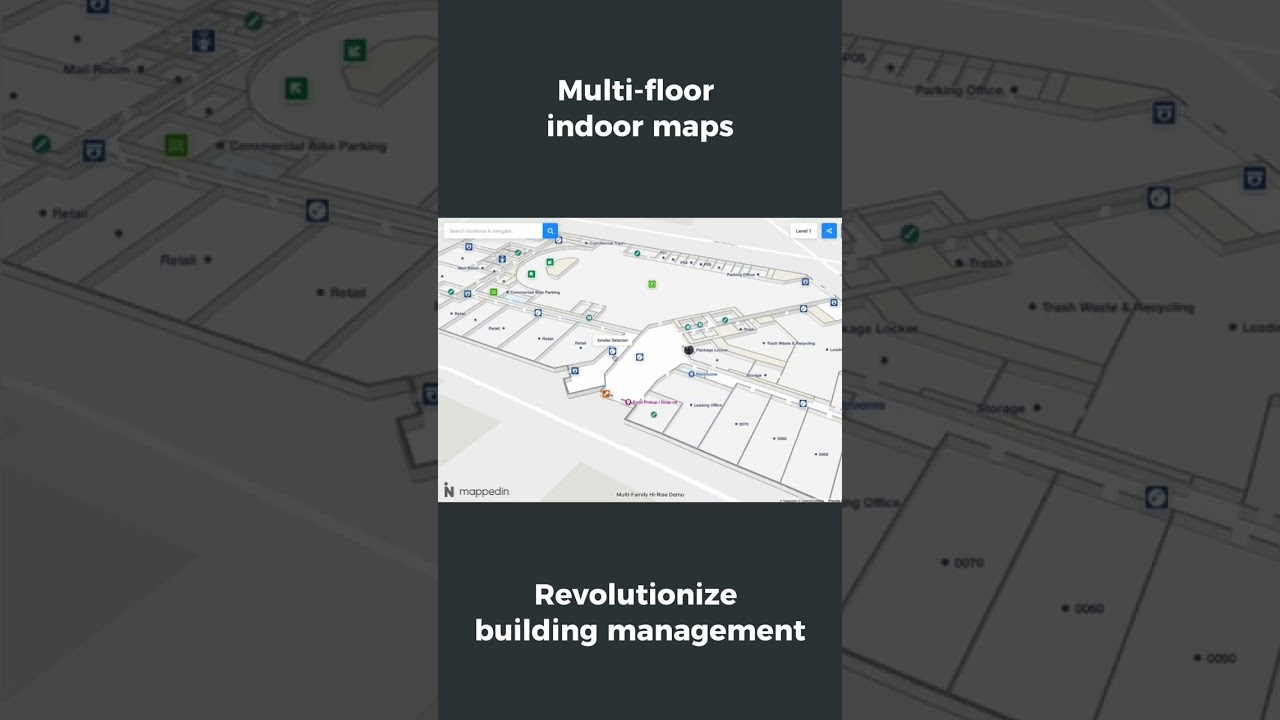 Smarter leasing, multifamily building management  🏢✨ #indoormap #realestate #multifamily