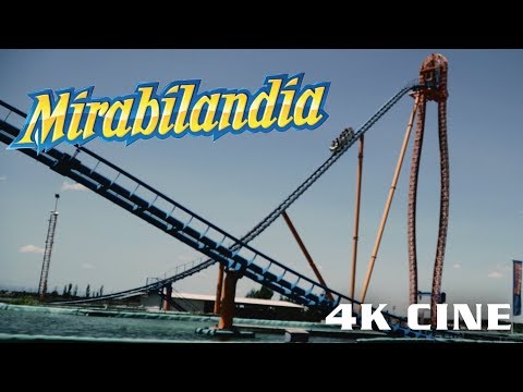 Cinematic Mirabilandia - June 2018 4K Footage Italy Theme Park