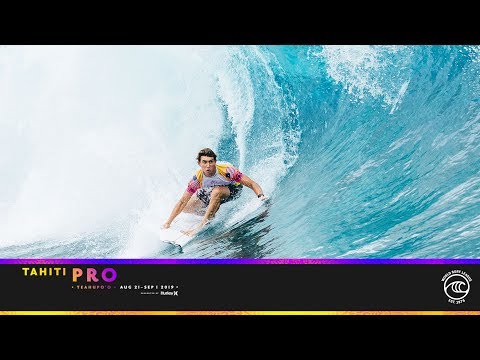 Bourez vs. Flores vs. Colapinto - Seeding Round, Heat 10 - Tahiti Pro Teahupo'o 2019