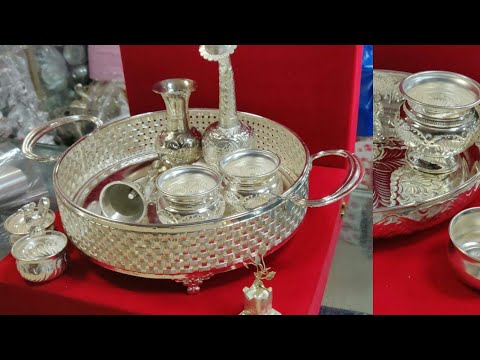 Latest Silver Plate for Pooja Designs