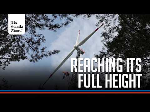 World's tallest wind turbine in Germany reaches full height