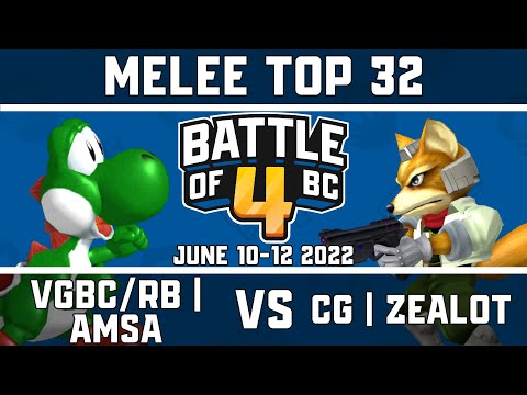 VGBC/RB | aMSa vs CG | Zealot - Melee Singles Top 32 - Battle of BC 4