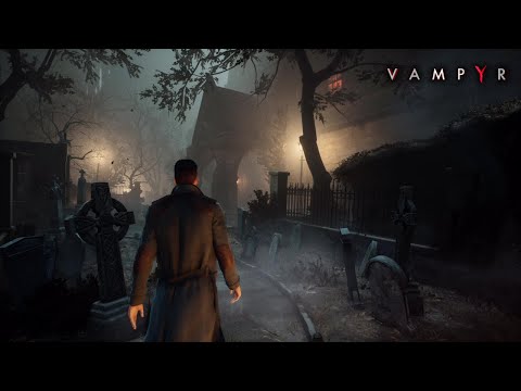 [4K] Eerie Night Walk in 1918 London | Vampyr Ambience