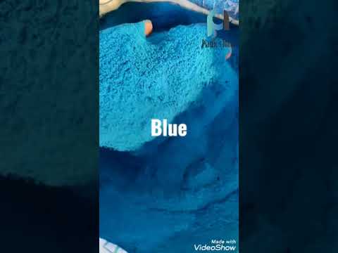 Blue lldpe roto powder