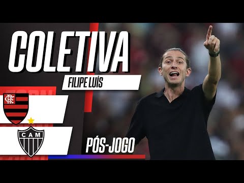 FILIPE LUÍS AO VIVO Técnico concede entrevista após Flamengo x Atlético-MG pela Copa do Brasil