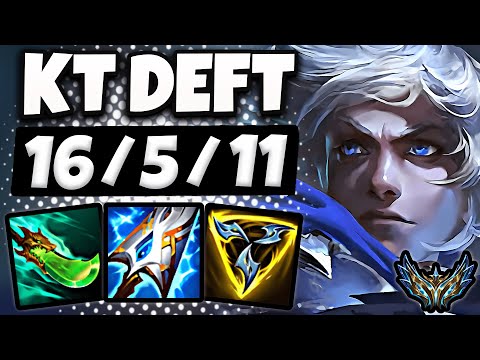Ezreal vs Kogmaw ADC [ KT Deft ] Korea Challenger Patch 14.12 ✅