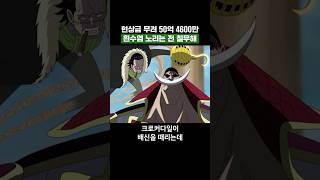 원피스) 현상금 무려 50억 4600만 흰수염 노리는 전 칠무해