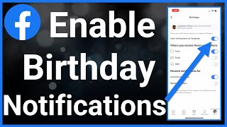 How To Get Birthday Notifications On Facebook