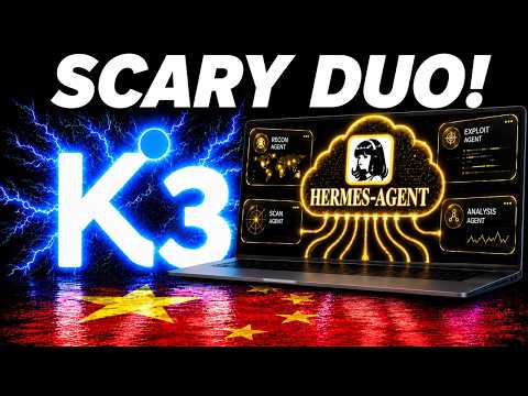 Video Thumbnail: Hermes Agent OS + Kimi K3 is CRAZYY GOOD! 🤯
