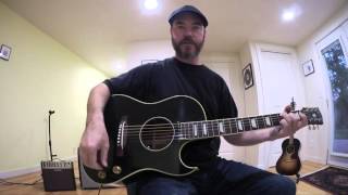 Video thumbnail for Gibson CF 100e acoustic guitar demo by TallToadMusic