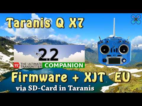 Taranis Q X7 Firmware + XJT Update EU