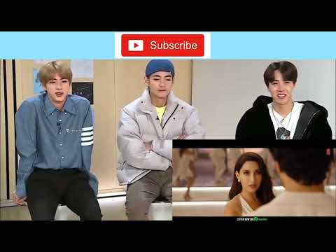 BTS reaction on Bollywood new song manike 😅🥰#bts#manike #bollywood  new song