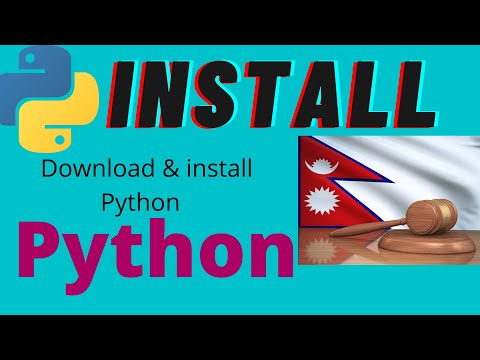 How To Downloads And Install Python Python Setup Python In Nepali Python For Beginner