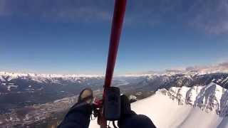 preview picture of video '8300 feet. paramotor trike over the winter peaks in the rockies feb. 15 2015'