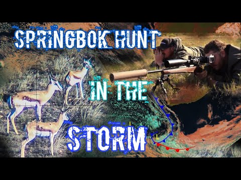 SPRINGBOK HUNTING IN SOUTH AFRICA I Long Range Shooting Competition against a storm