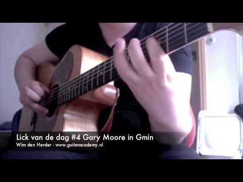 Wim's GuitarLickzz #4: Gary Moore in Gmin