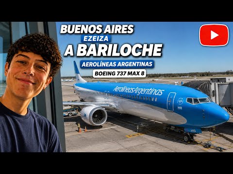 VUELO DE BUENOS AIRES EZEIZA A BARILOCHE CON AEROLÍNEAS ARGENTINAS