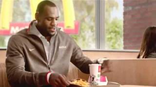 September 24, 2011 - Lebron James McDonalds Monopoly Commercial Making Fun of 7 Championship Remark