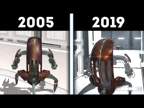 New Droideka (2019) vs Old Droideka (2005) Gameplay! - Star Wars Battlefront 2