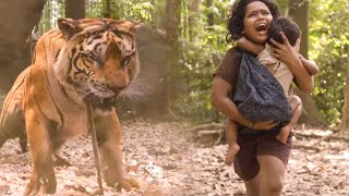 Mohanlal Best Tiger Fight Scene  Kamalinee Mukherj
