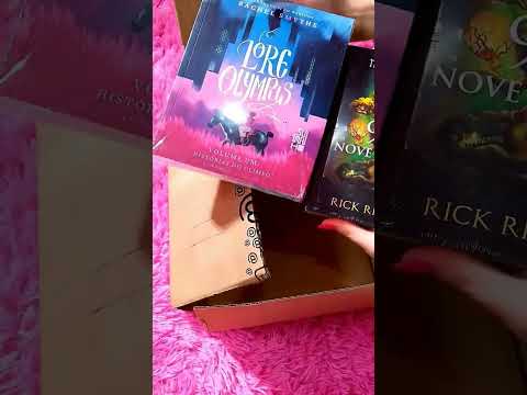 Unboxing de Livros / 9 Contos de Nove Mundos / Lore Olympus #unboxing #livros