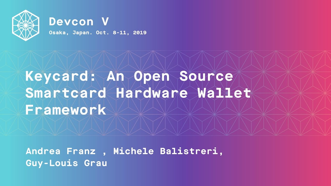 Keycard - An open source Smartcard hardware wallet framework preview