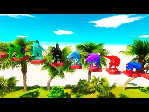 ⚔️ FPS DEATH RUN PYRAMID PARKOUR WITH ALL WEAPONS - Animal Revolt Battle Simulator