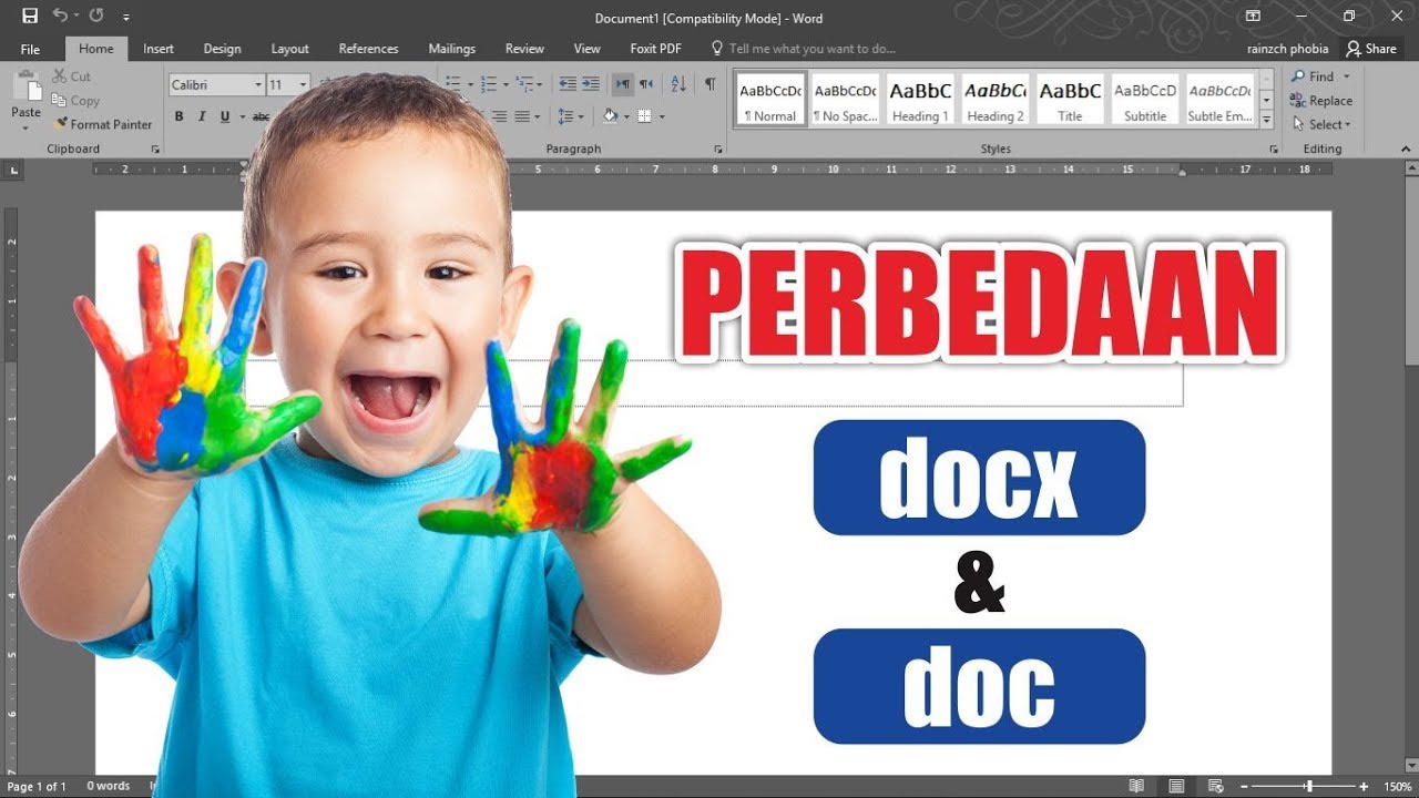PERBEDAAN TIPE FILE MICROSOFT OFFICE DOC DAN DOCX BAHASA INDONESIA