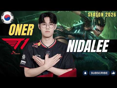 T1 Oner NIDALEE vs KARTHUS Jungle - Patch 26.3 KR Ranked | lolrec