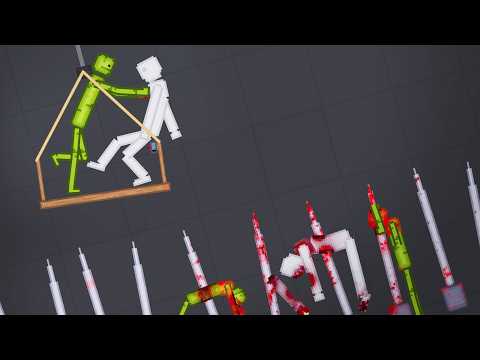 Melons Fight Against The People In People Playground