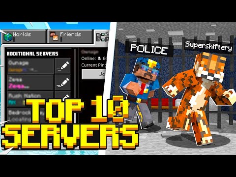 Top 10 BEST Servers For MCPE 2023 (1.19+) - Minecraft Bedrock Edition (Xbox One, PS4, Windows 10)