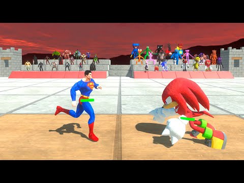 Superheroes vs Creepy Monsters - Animal Revolt Battle Simulator