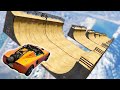 I DROVE ON 100 HALF PIPES! (GTA 5 Online)