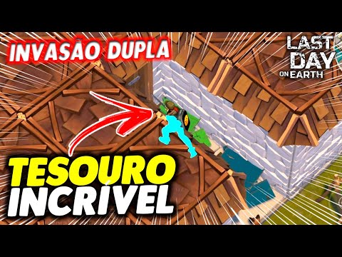 TESOURO INCRÍVEL NESSE BAÚ DA INVASÃO DUPLA - Last Day On Earth