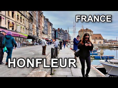 Honfleur, France 4K HDR - Calvados Normandy Region - Exploring Honfleur