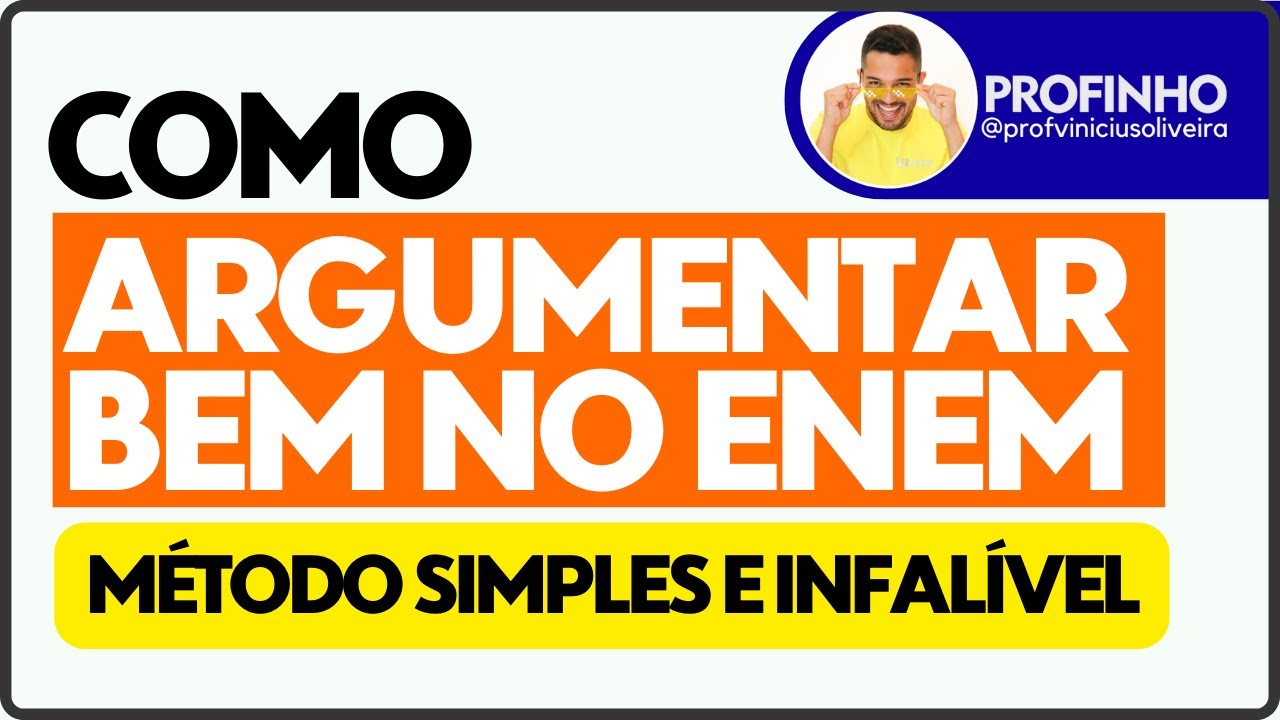 [AULA1] Como argumentar BEM na Redação do ENEM? | Método Argumentação Inteligente