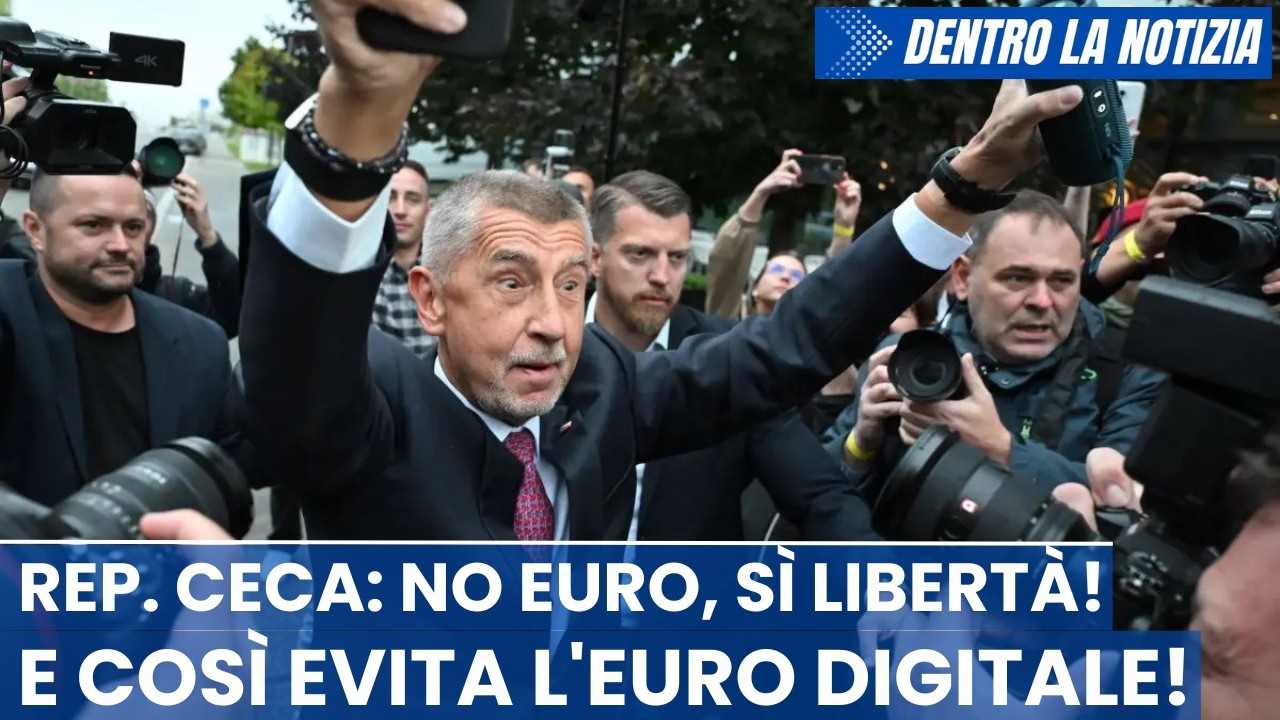 GRANDE Rep Ceca dice NO Euro: dannoso e la gente non lo vuole! Così evita l'euro digitale! Imitiamo?