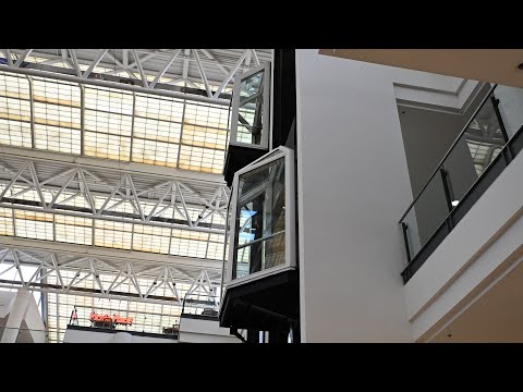 Charleston, WV: Dover Hydraulic Elevator in the Dead Mall Charleston Town Center