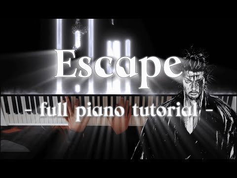 Escape - full piano tutorial - Kilgore Doubtifire