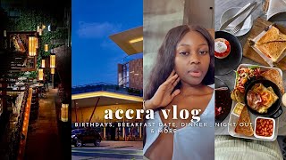 Accra Vlog: Learning to bake, breakfast date,dinner at Alisa, night at Alley bar, birthdays & more
