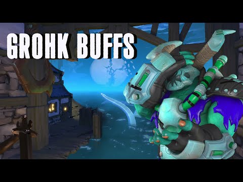 Grohk Totem Buffs! | Paladins Gameplay