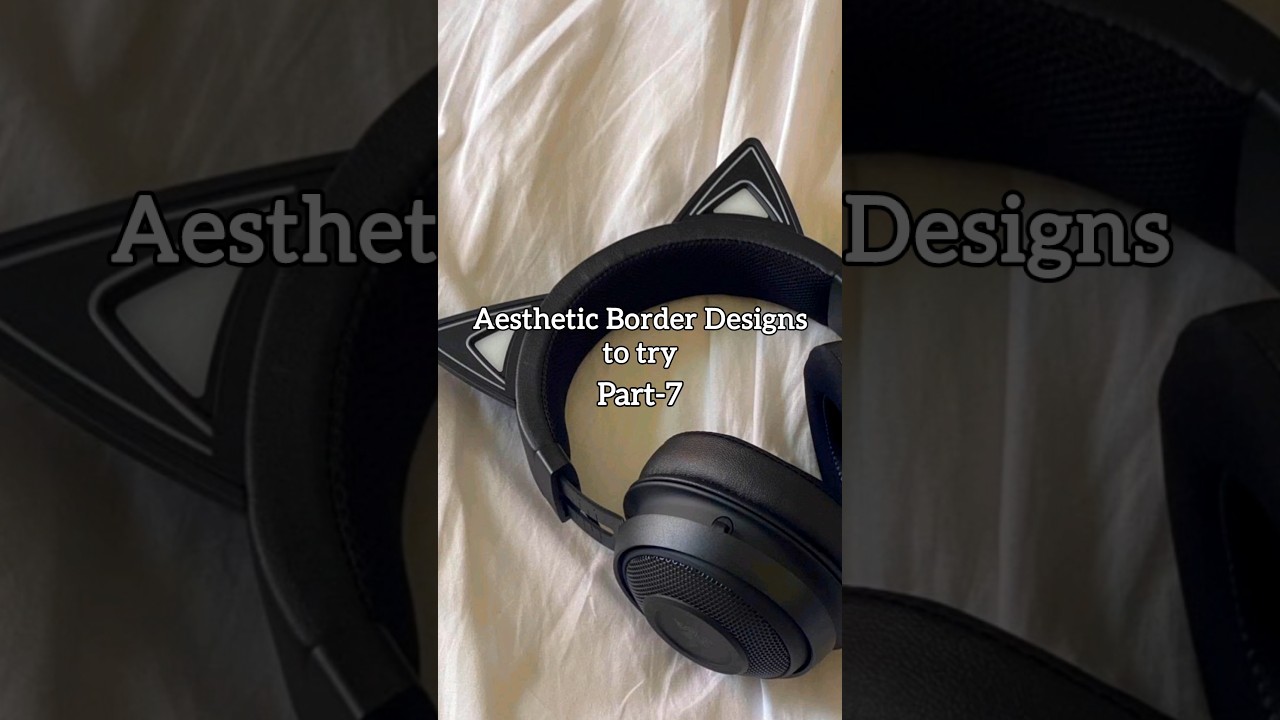 Part-7||Aesthetic border designs #shorts #borderdesign #aesthetic