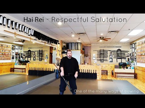 Standing Bow with a Sword