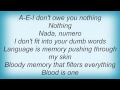 Bikini Kill - Blood One Lyrics