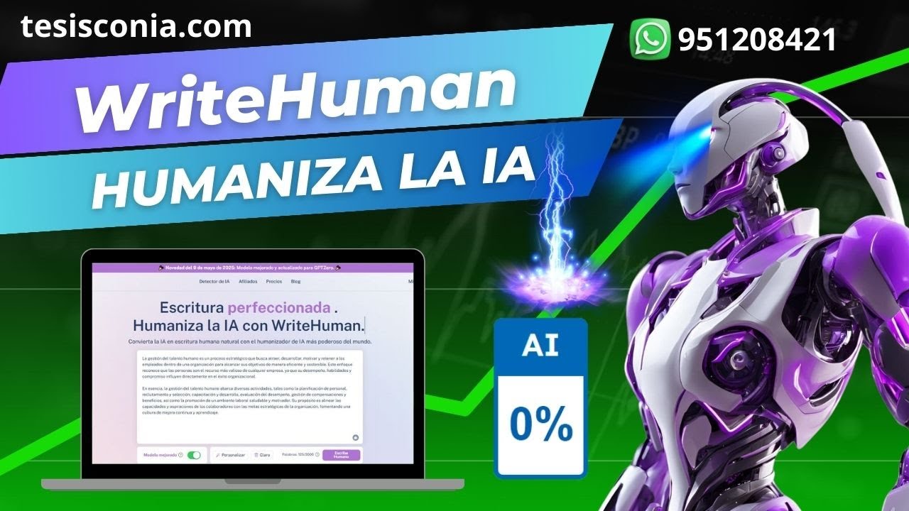 Humaniza la IA con WriteHuman
