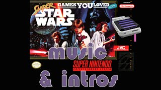 Super Star Wars - SNES 1991 - Intro Music & Scenes on a RETRON5