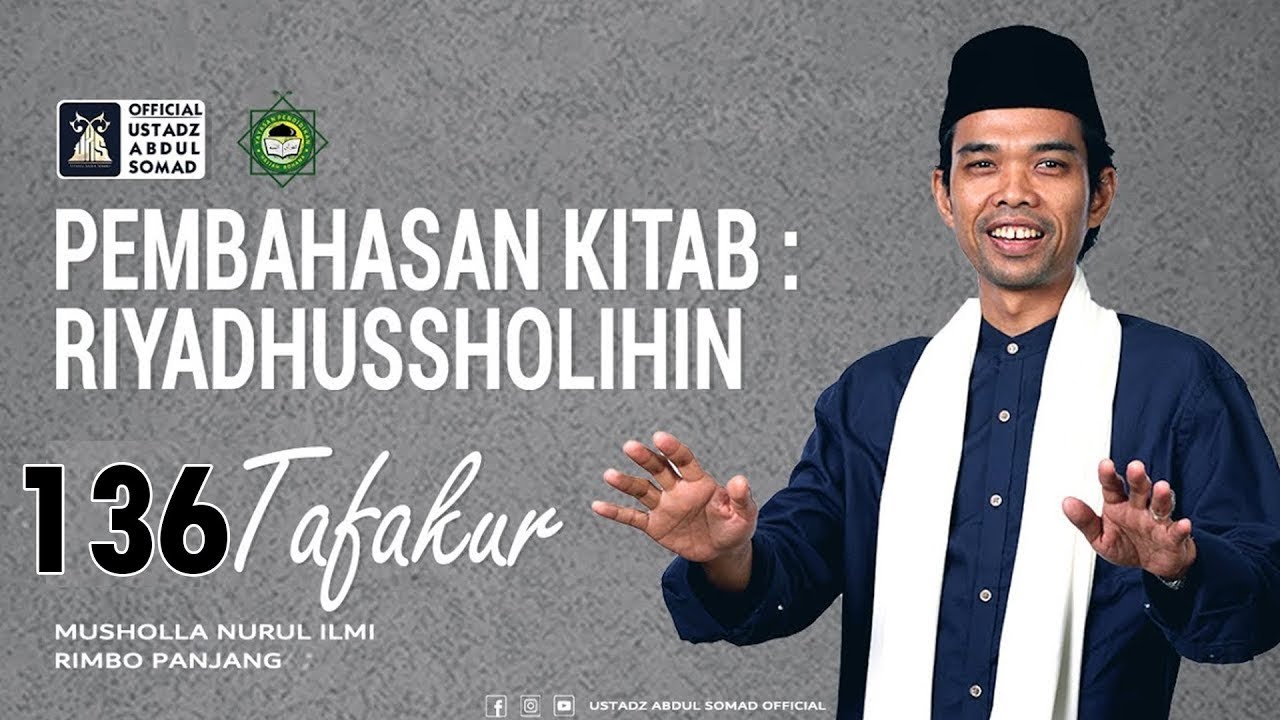 LIVE | NGAJI KITAB RIYADHUSSHOLIHIN 145 | Mushola Al Hijrah | Ustadz Abdul Somad